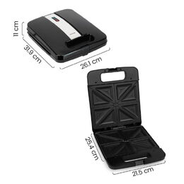 Sendvičovač Huslog pro 4 sendviče 1800W černý