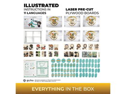 Ugears 3D skládačka Harry Potter Adventní kalendář Stolní hra Cesta do Bradavic