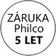 Philco bezplatný servis + 3 ROKY