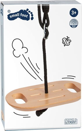 Hračka Small Foot houpací disk s rukojeťmi Black Line