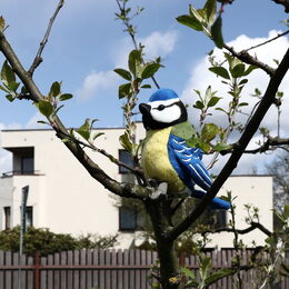 Rappa Plyšová sýkorka 12 cm ECO-FRIENDLY