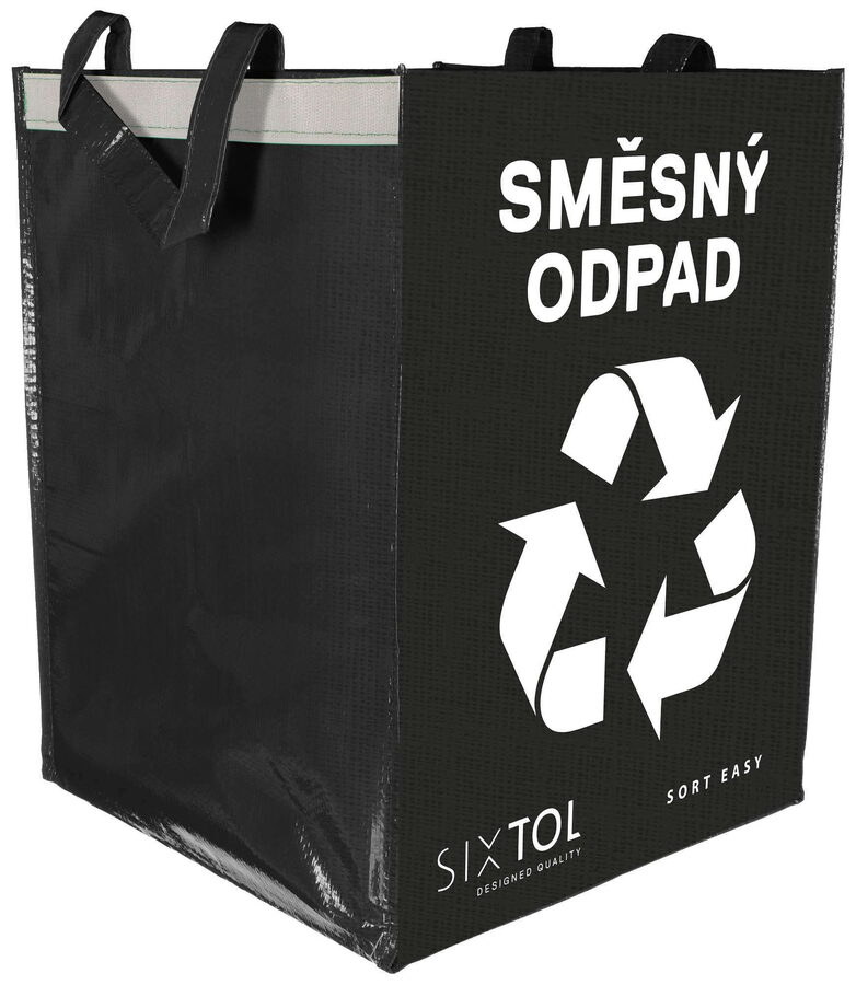 Taška Sixtol na tříděný odpad Sort Easy Mixed 30 x 30 x 40 cm, 36 l