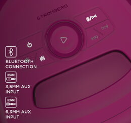 Repro Stromberg CHUNK Bluetooth 25W, fialový