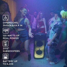 Repro Stromberg párty Tempo 2 Bluetooth s mikrofonem 120W