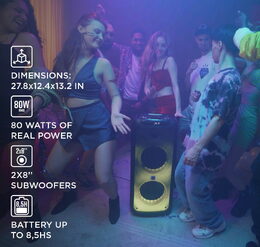 Repro Stromberg Párty TONE 2 Bluetooth s mikrofonem 80W