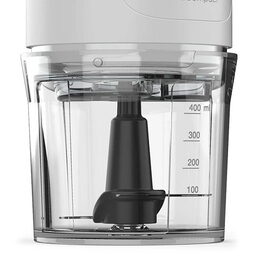 Sekáček potravin Imetec, 7473, TRITACOMPACT, objem 400 ml, ovládání tlakem, 2
čepele z nerezové oceli, 350 W