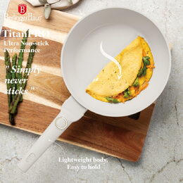 BERLINGERHAUS Pánev hluboká s titanovým povrchem a poklicí 24 cm Sahara Collection BH-8062