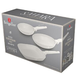 BERLINGERHAUS Sada pánví s titanovým povrchem 3 ks Sahara Collection steak BH-8079