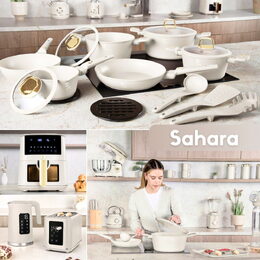 BERLINGERHAUS Sada pánví s titanovým povrchem 3 ks Sahara Collection steak BH-8079