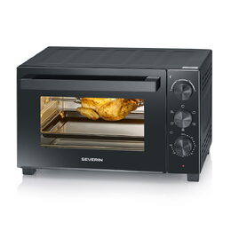 Pečící trouba Severin, TO 2075, mini, 30 l, nastavitelná teplota, časovač, 1600
W