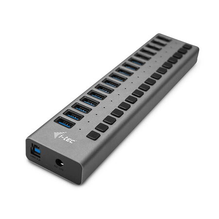 USB hub i-tec USB 3.0 na 16x USB 3.0 s napájecím adaptérem 90 W