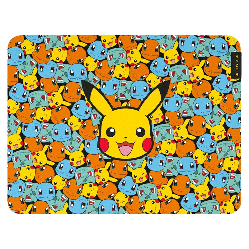 Podložka pod myš Razer Gigantus V2 Medium Pokémon Kanto Starters Ed. - vícebarevná