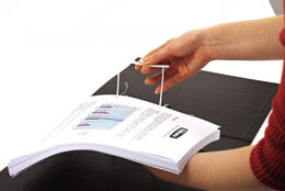 Archivační spona Fellowes 85mm, bílá, 50ks