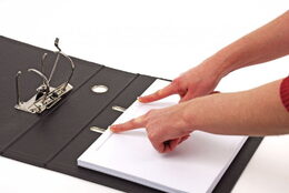 Archivační spona Fellowes 85mm, bílá, 50ks