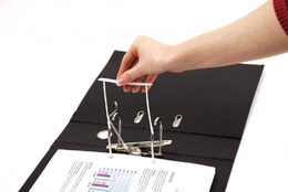 Archivační spona Fellowes 85mm, bílá, 50ks