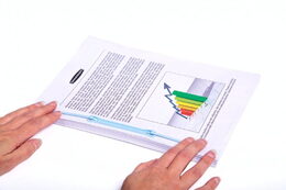 Archivační spona Fellowes 85mm, bílá, 50ks