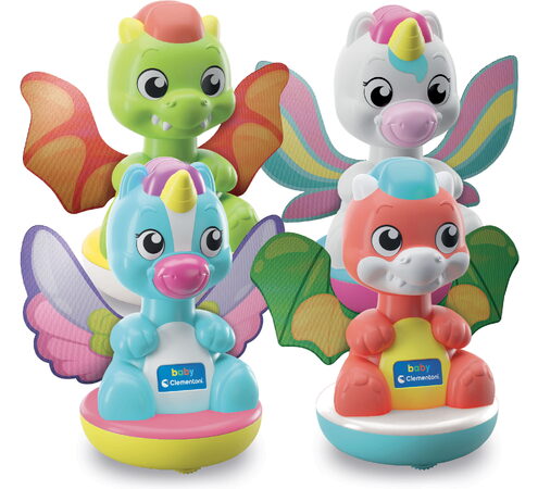 Baby Clementoni - Točící se Jednorožec - Drak