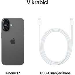 Mobilní telefon Apple iPhone 17 256GB černý