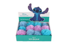Lilo and Stitch přívěšek s pompom bambulí 3 barvy 12ks v boxu