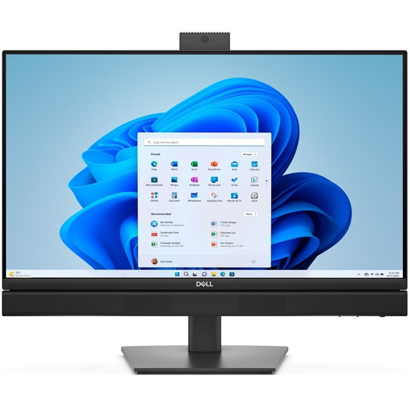 Počítač All In One Dell Pro 24 QC24251 23.8", bezdotykový, INTEL Core U5-235T, RAM 16GB, SSD 512GB, UHD Graphics 770, Microsoft Windows 11 Pro - černý