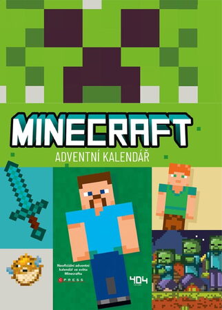 Adventní kalendář Minecraft v sáčku 24x32cm