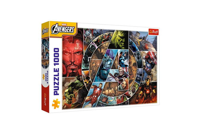 Puzzle Avengers: Hrdinové 1000 dílků 68,3x48cm v krabici 40x27x6cm