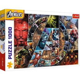 Puzzle Avengers: Hrdinové 1000 dílků 68,3x48cm v krabici 40x27x6cm