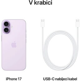 Mobilní telefon Apple iPhone 17 256GB levandulový