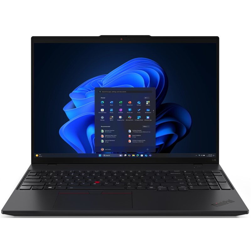 Ntb Lenovo ThinkPad L16 Gen 2 AMD R5 PRO-215, 16", RAM 16GB, SSD 512GB, AMD Radeon 740M, FPR, Microsoft Windows 11 Pro - černý