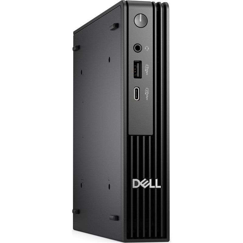 PC mini Dell Pro Micro QCM1255 R5-8500GE, RAM 16GB, SSD 512GB, ,Radeon 740M, Microsoft Windows 11 Pro - černý