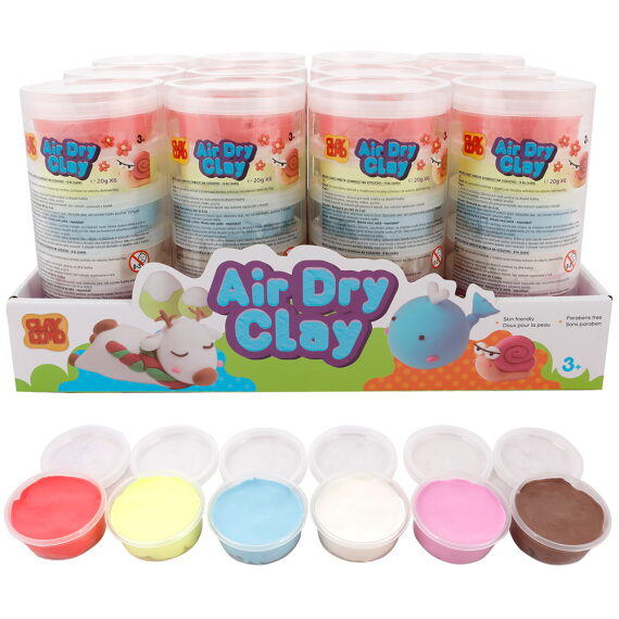 Modelovací hmota schnoucí na vzduchu 6ks x 20g