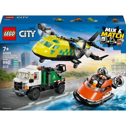 LEGO® 60505 City Remix: Letadlo, servisní vůz a vznášedlo
