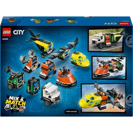 LEGO® 60505 City Remix: Letadlo, servisní vůz a vznášedlo