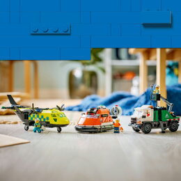 LEGO® 60505 City Remix: Letadlo, servisní vůz a vznášedlo