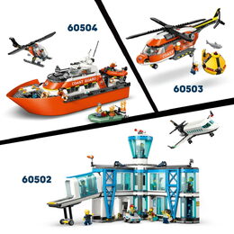 LEGO® 60505 City Remix: Letadlo, servisní vůz a vznášedlo