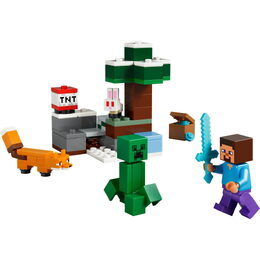 LEGO® 21583 Minecraft®  Steve a dobrodružství v tajze