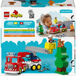 LEGO® 10473 Hasičské auto s hadicí a hasičem