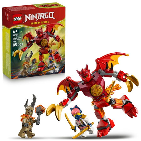 LEGO® 71851 NINJAGO® Kaiův bojový balíček s dračím oblekem