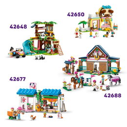 LEGO® 42695 Friends Přívěs s koněm a hříbětem
