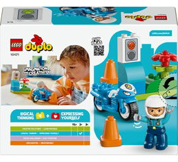 LEGO® 10471 DUPLO® Modrá policejní motorka