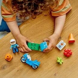 LEGO® 10471 DUPLO® Modrá policejní motorka