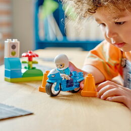 LEGO® 10471 DUPLO® Modrá policejní motorka