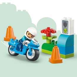 LEGO® 10471 DUPLO® Modrá policejní motorka