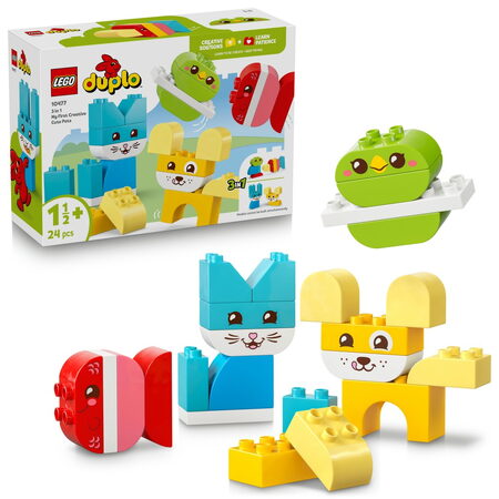 LEGO® 10477 DUPLO® Roztomilí kreativní mazlíčci 3 v 1