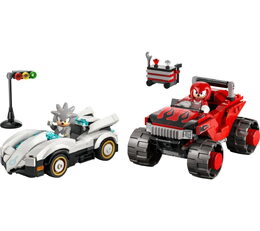 LEGO® 77118 Sonic the Hedgehog™Silver a jeho auto vs. Knuckles a jeho monster truck
