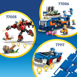 LEGO® 77118 Sonic the Hedgehog™Silver a jeho auto vs. Knuckles a jeho monster truck