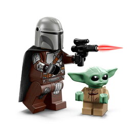 LEGO® 75436 Star Wars™Mandalorian a Grogu a spídrová motorka
