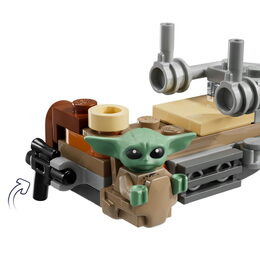 LEGO® 75436 Star Wars™Mandalorian a Grogu a spídrová motorka