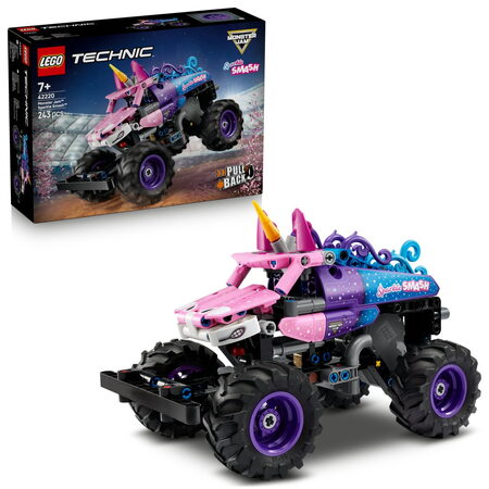 LEGO® 42220 Technic Monster Jam™ Sparkle Smash™ s natahovacím motorem