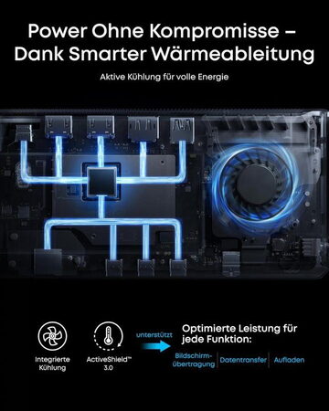 Dokovací stanice 14v1 Anker Nano 140W 3xUSB-C, 4xUSB, 2xHDMI, 1xDP, 1xRJ45, SD/microSD slot šedá